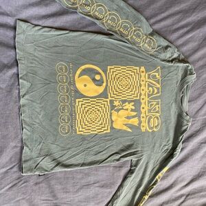 Vans Green Long Sleeve Graphic Tee